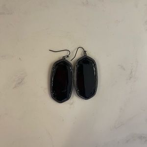 Kendra Scott Gunmetal Danielle Earrings